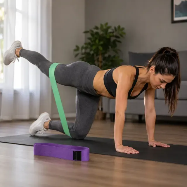 Kit 3 Faixas Elásticas de Exercício | Leve, Média e Alta Resistência