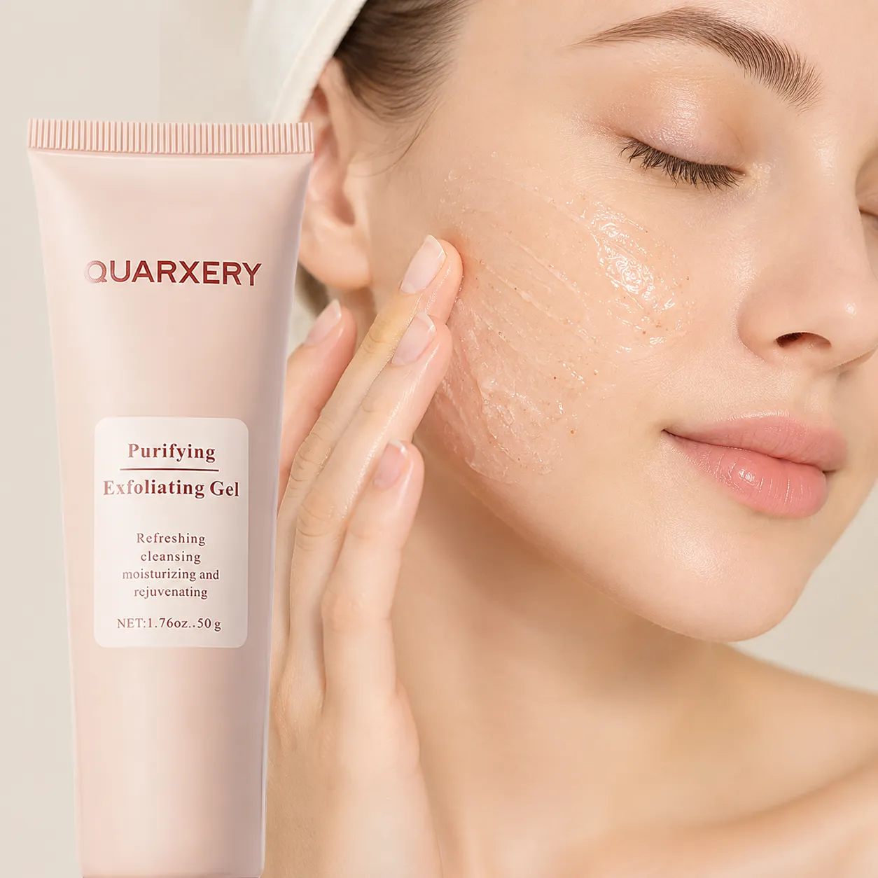 Gel Esfoliante Facial e Corporal 50g | Limpeza Profunda e Controle da Oleosidade